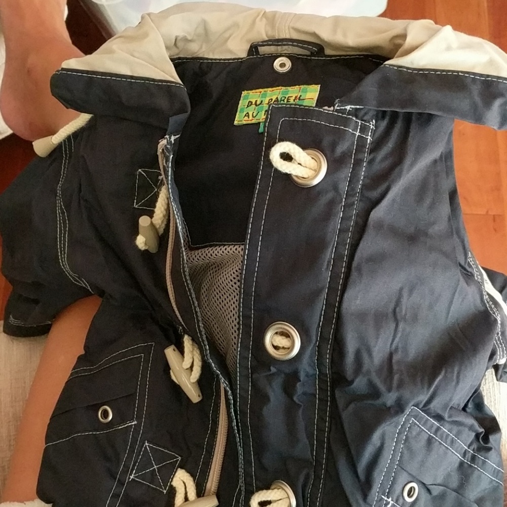French boys rain jacket 12 mos